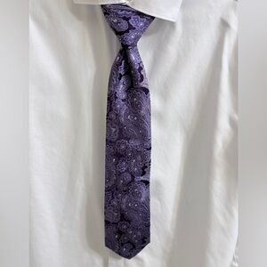 Jos. A. Bank Rich Purple Paisley Tie